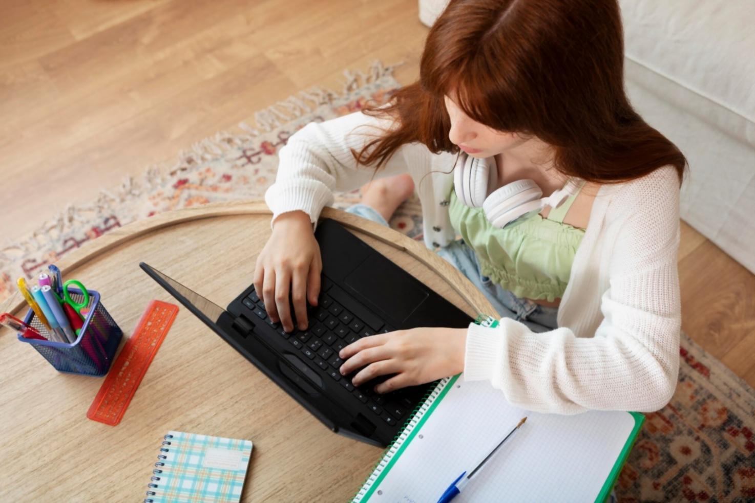 Team analyzing business expense data together